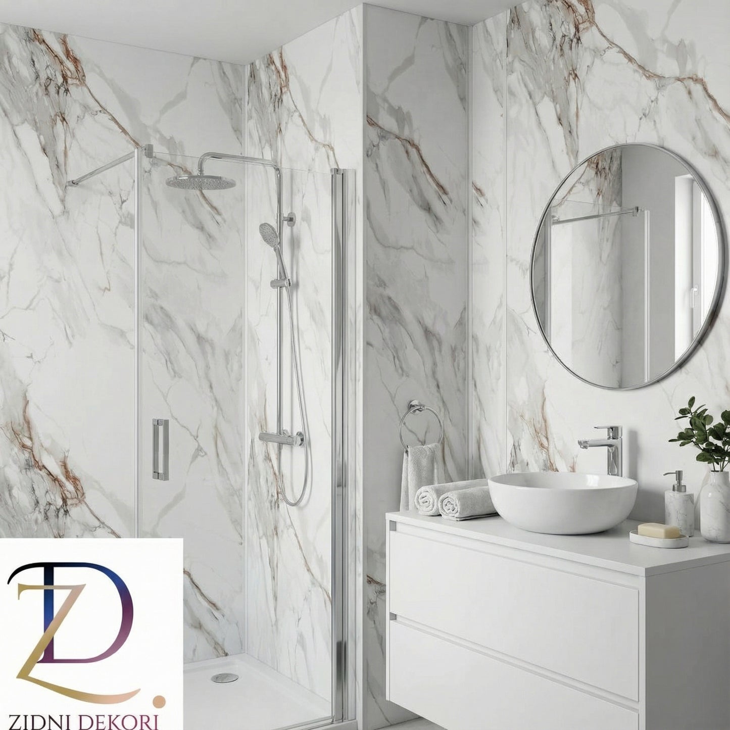 Zidna obloga SPC - Razliveni mramor