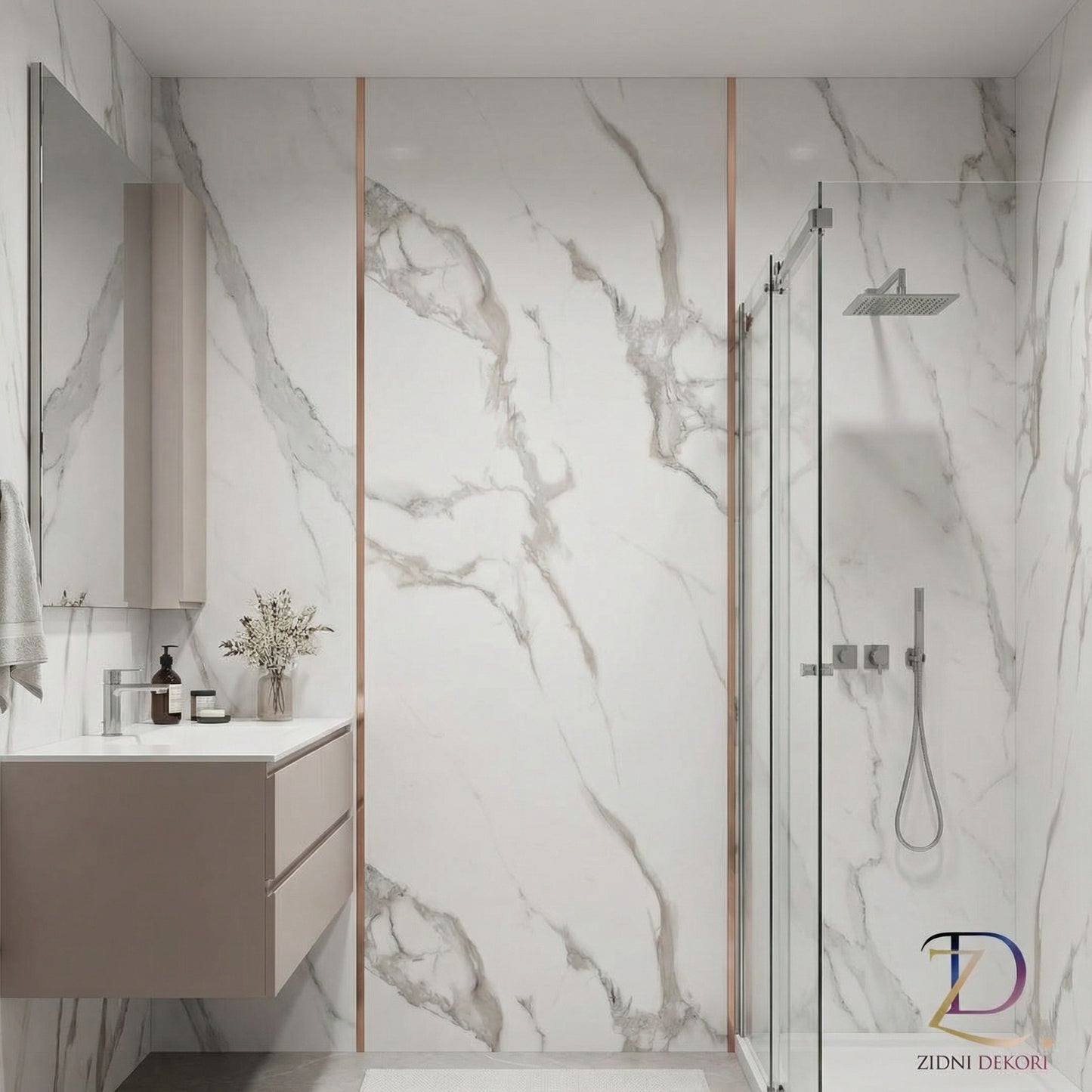 Zidna obloga SPC - Mramor bijela