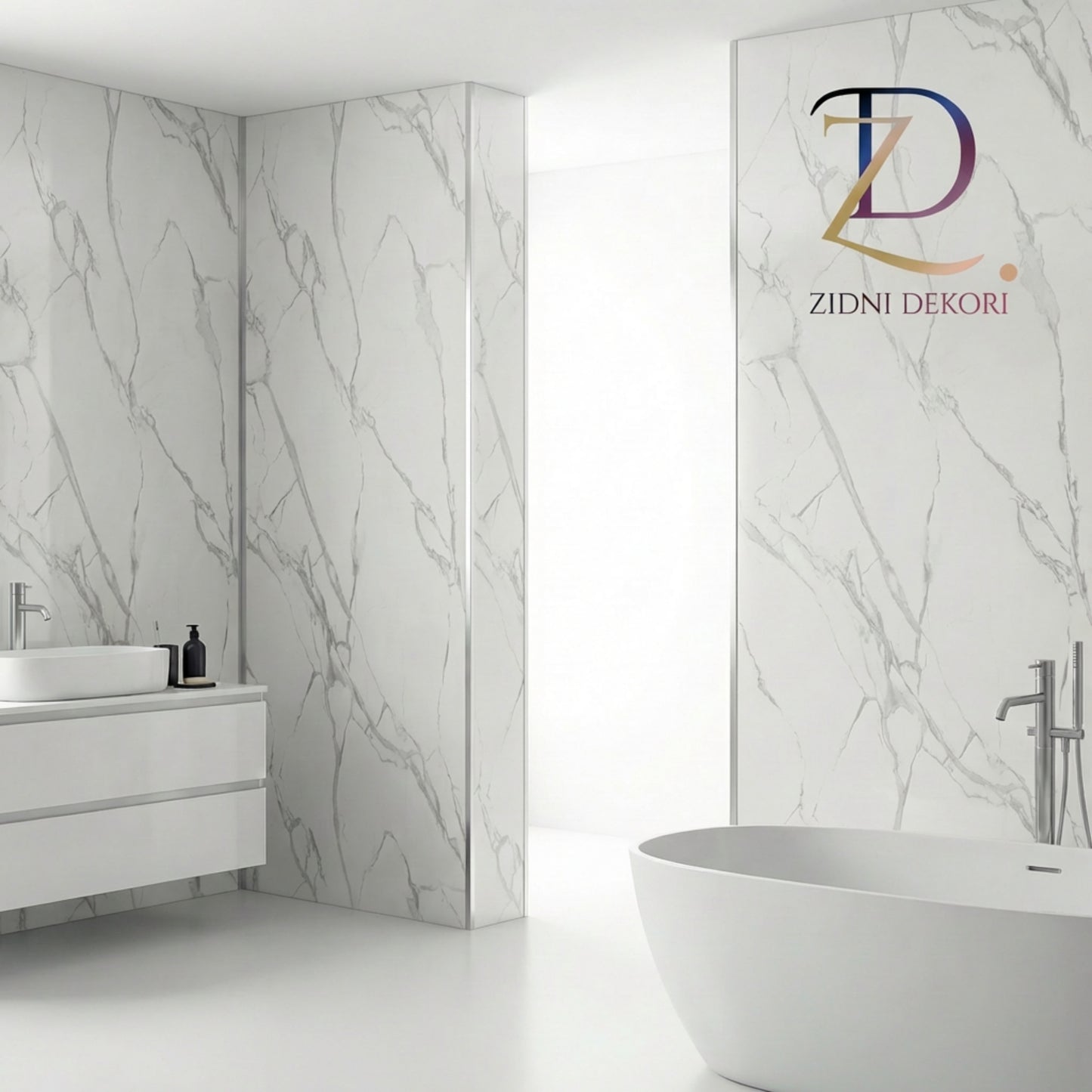 Zidna obloga SPC - Mramorni reljef s 3D efektom