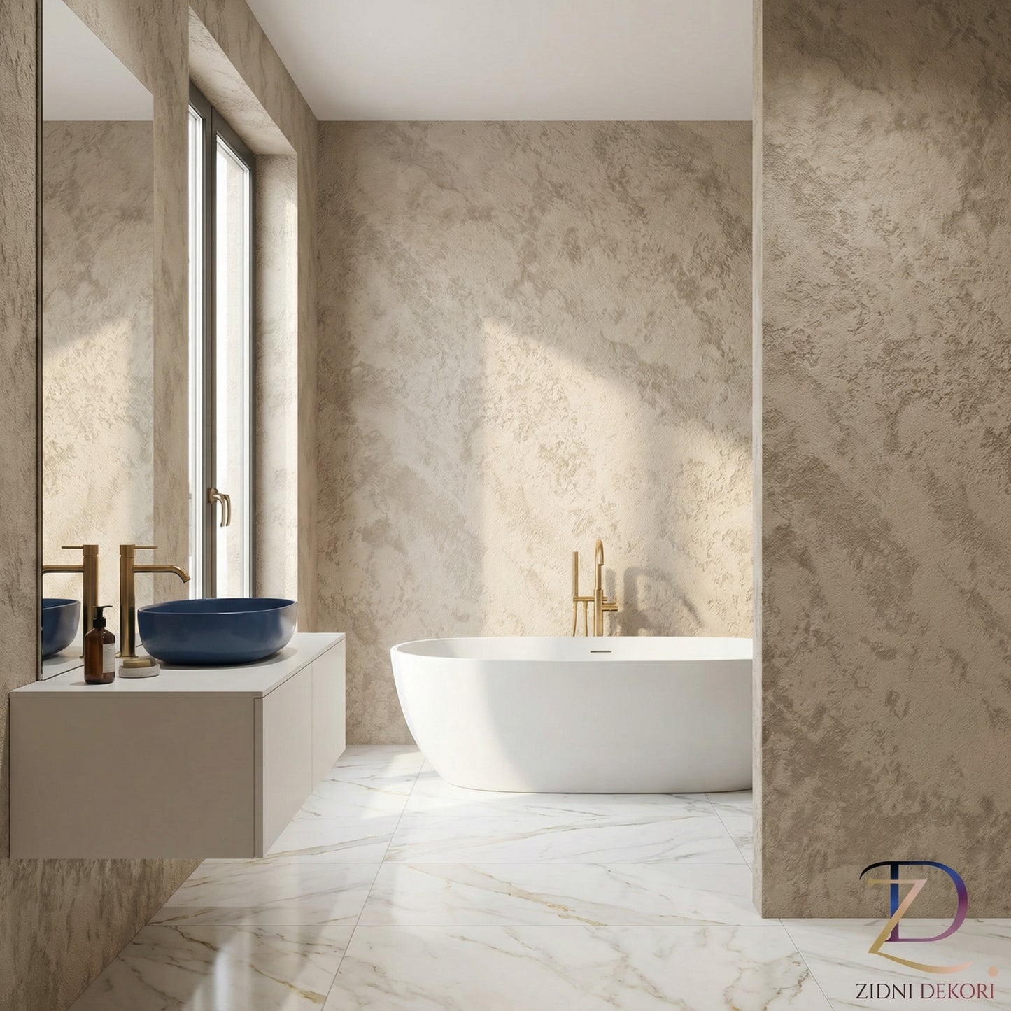 Zidna obloga SPC - Svijetli reljef s 3D efektom